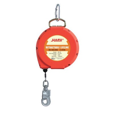 10-20m Fall Arrest Wire Retractable Safety Lifeline With En 360 Standard